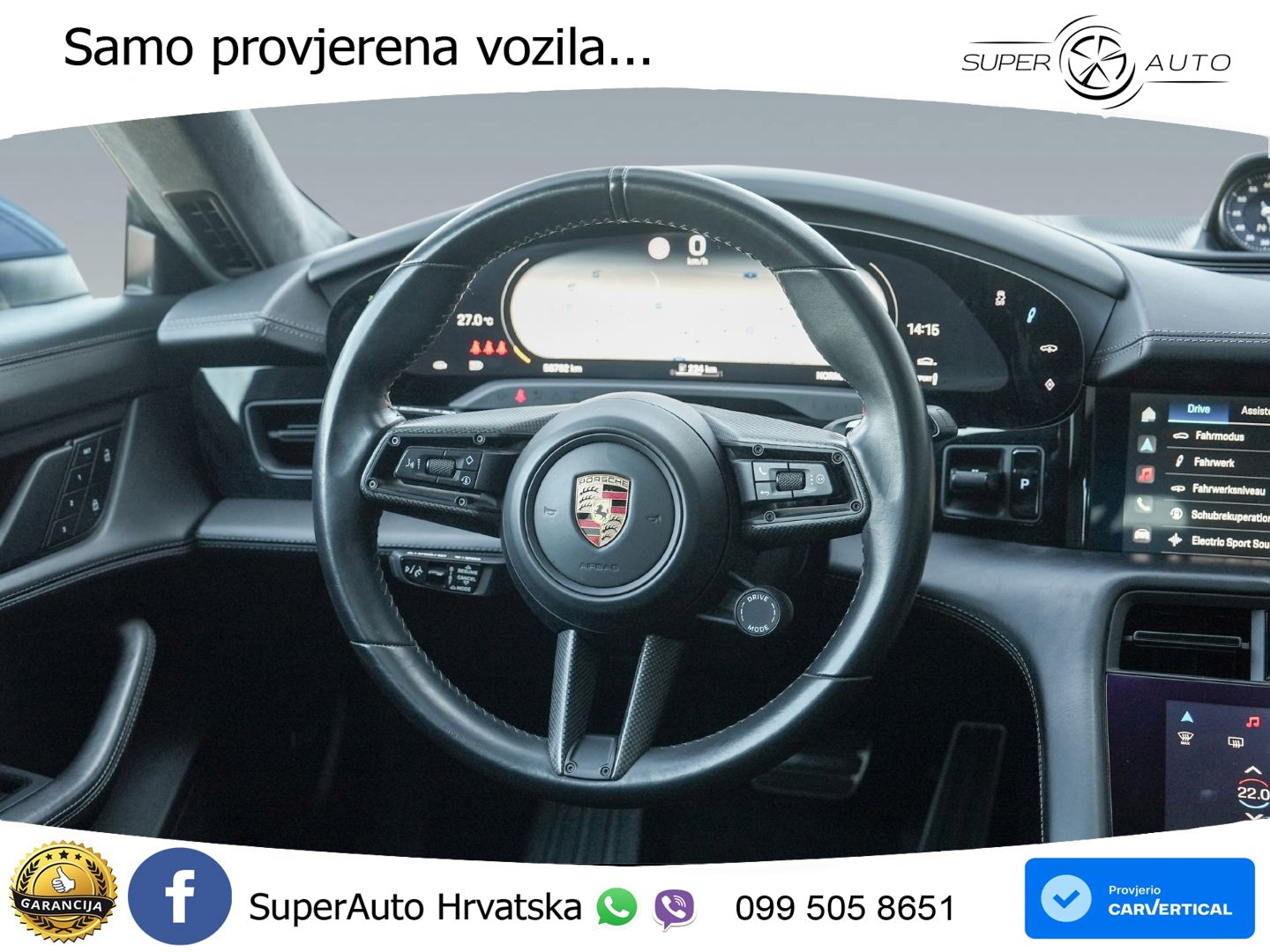 Porsche Taycan GTS Performance Plus 93.4 kWh (598 KS)
