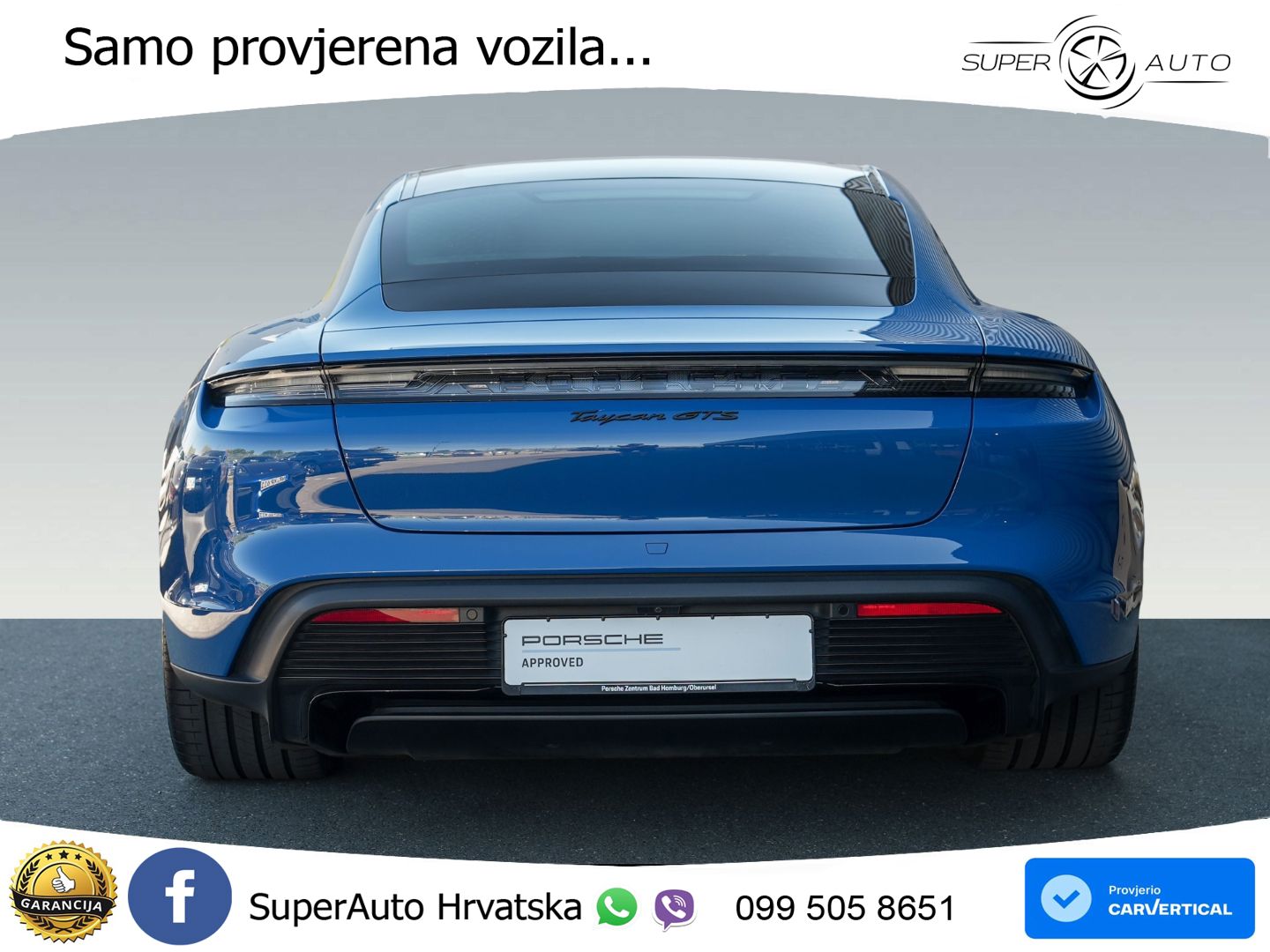 Porsche Taycan GTS Performance Plus 93.4 kWh (598 KS)