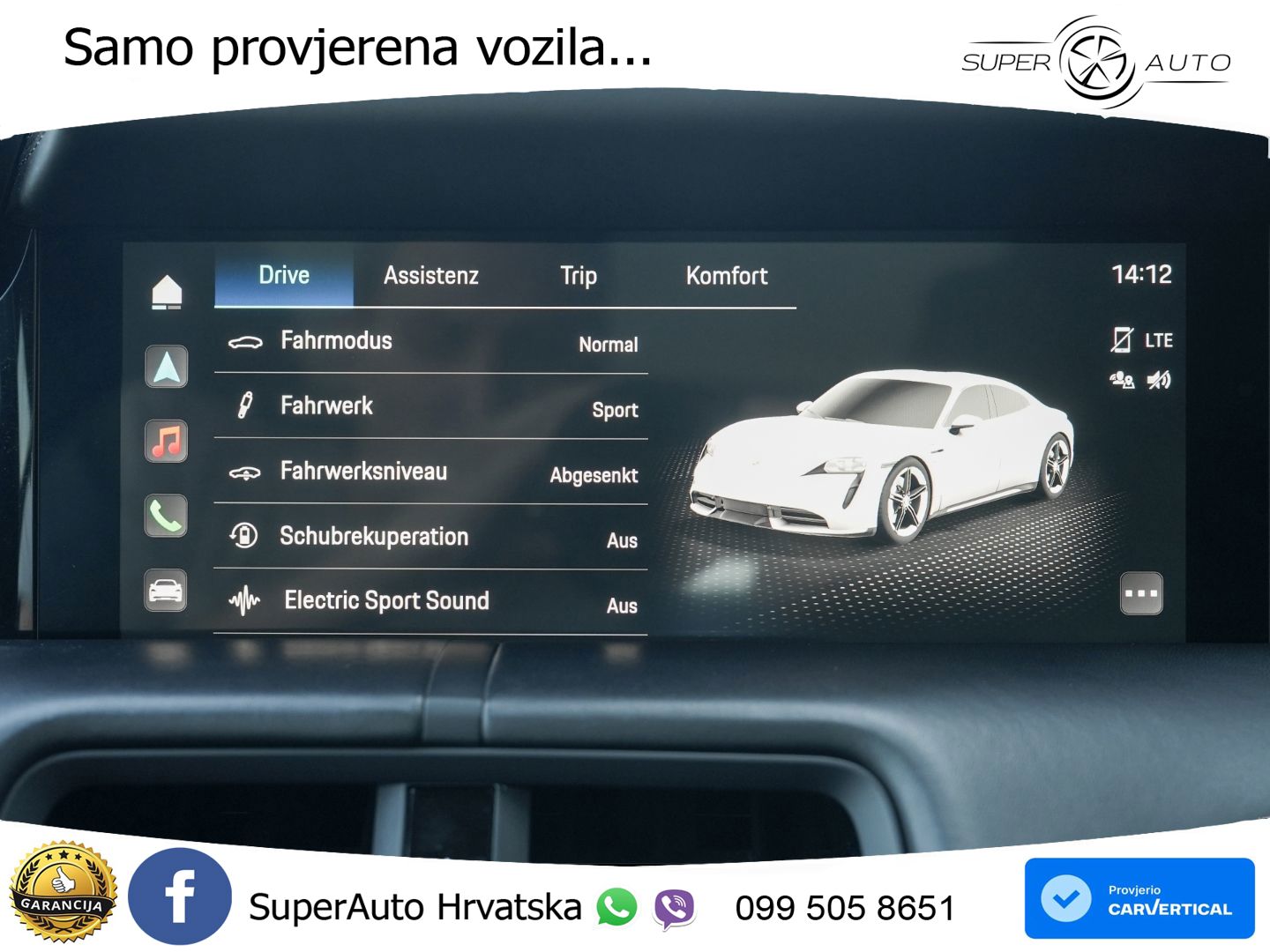 Porsche Taycan GTS Performance Plus 93.4 kWh (598 KS)
