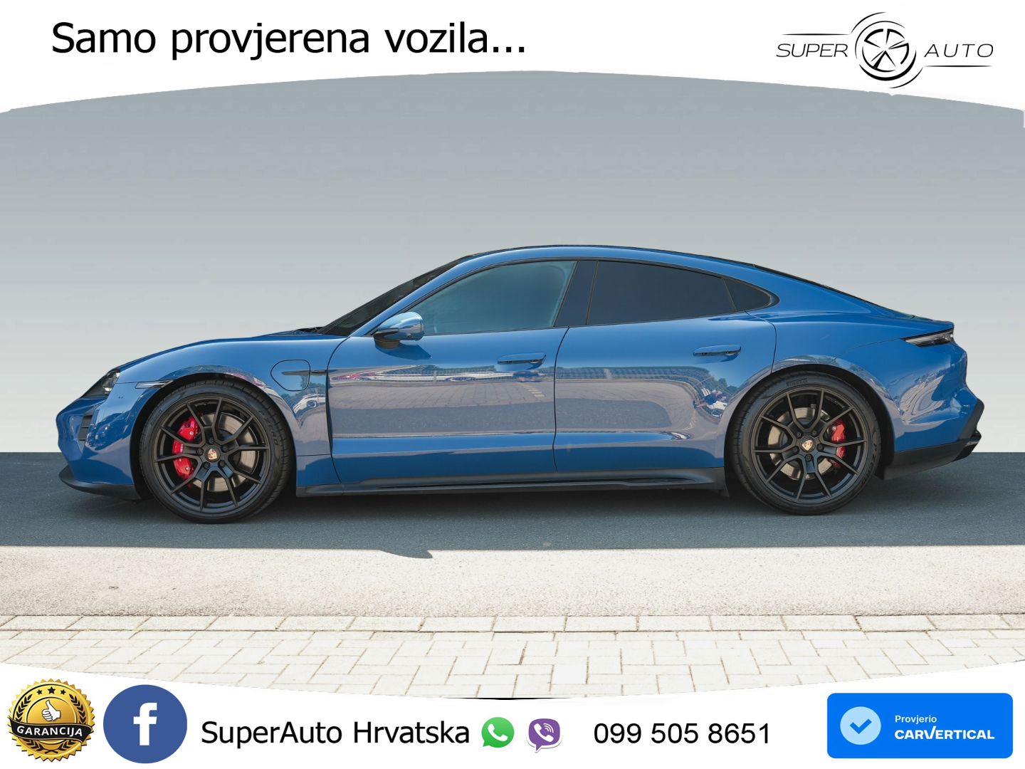 Porsche Taycan GTS Performance Plus 93.4 kWh (598 KS)