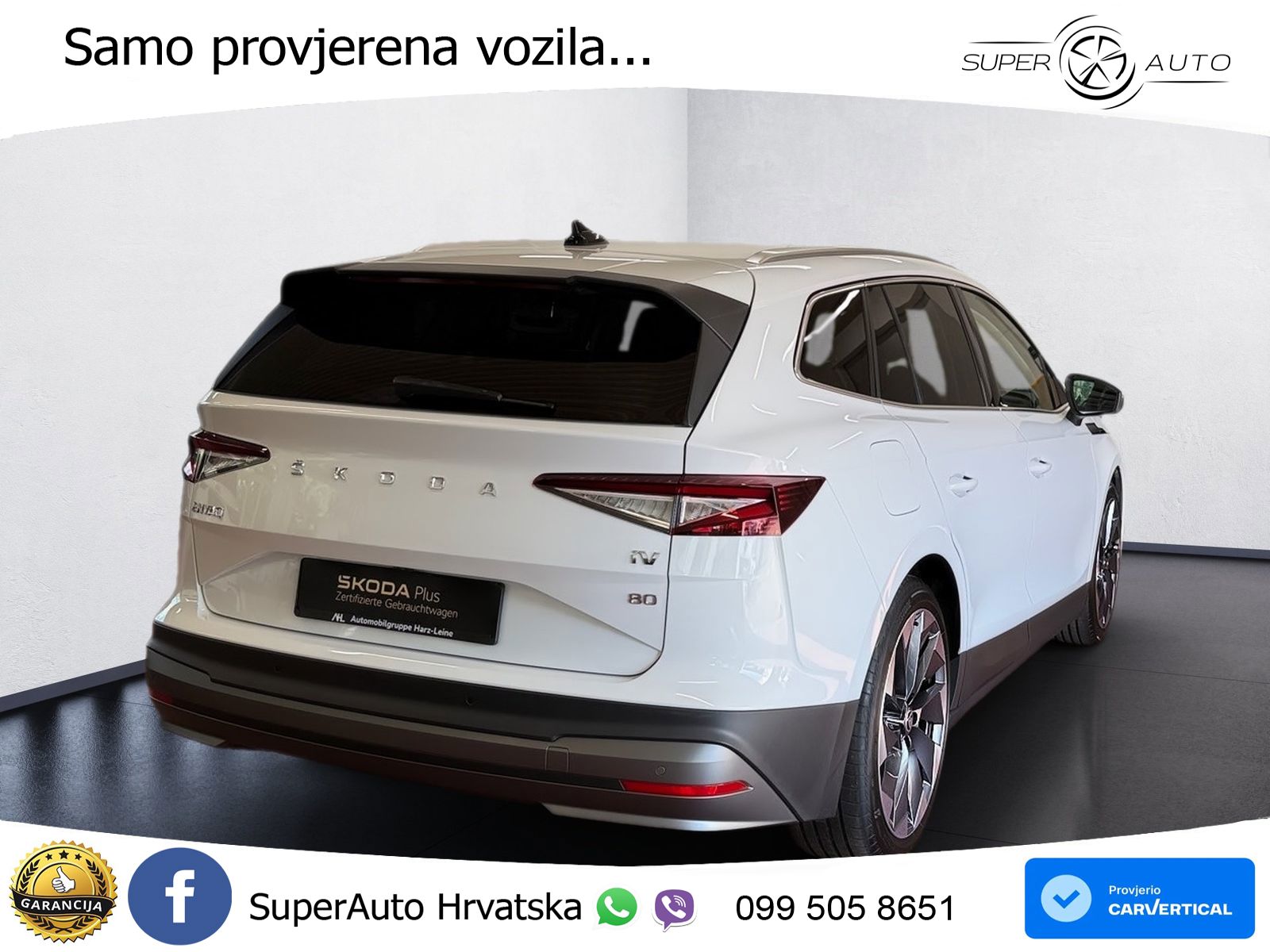 Škoda Enyaq iV 80 82 kWh (204 KS) Lodge LED+GR SJED+ACC