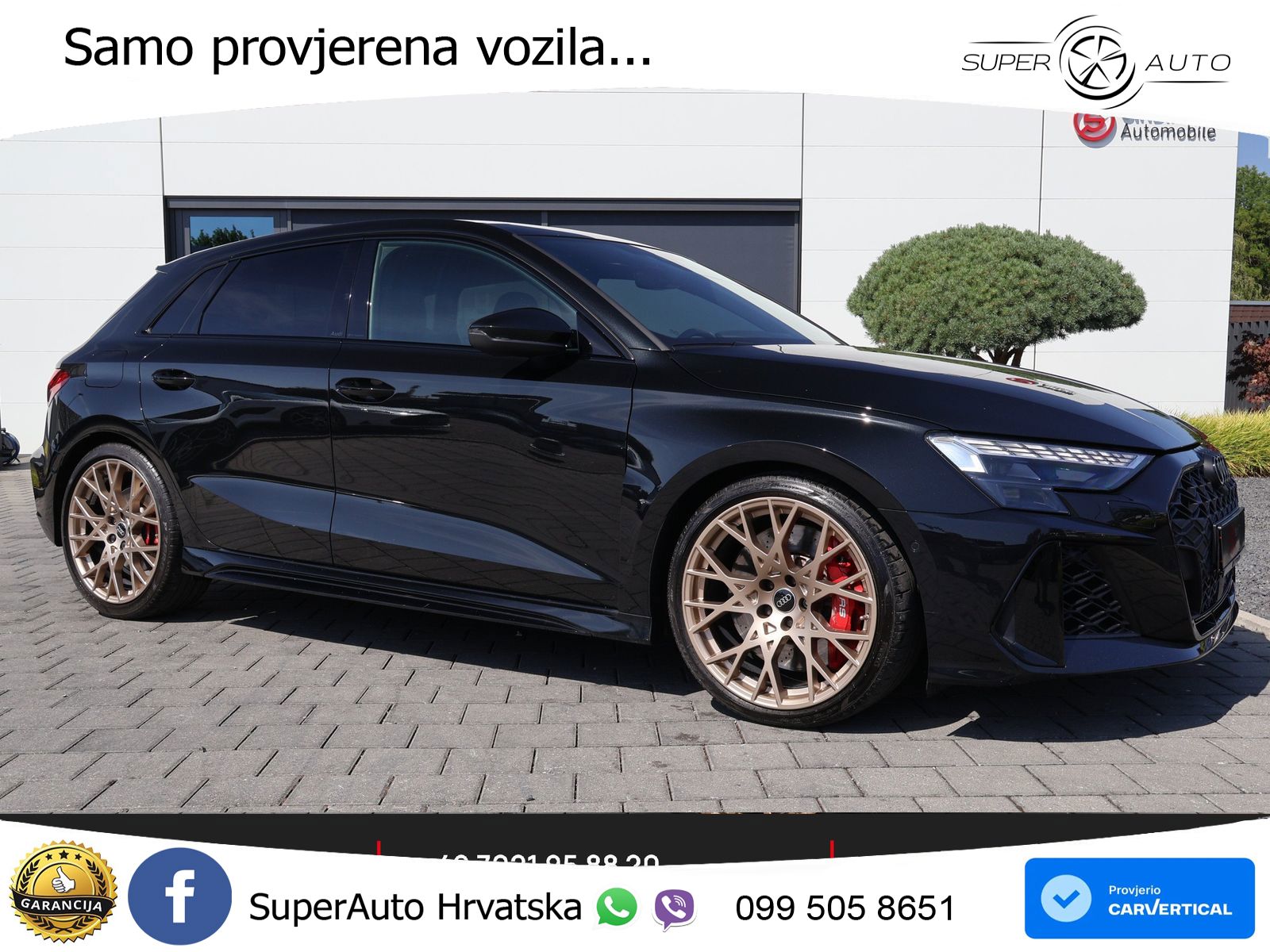 Audi RS3 Sedan 2.5 TFSI (400 KS) quattro S tronic LED+GR SJED+ACC
