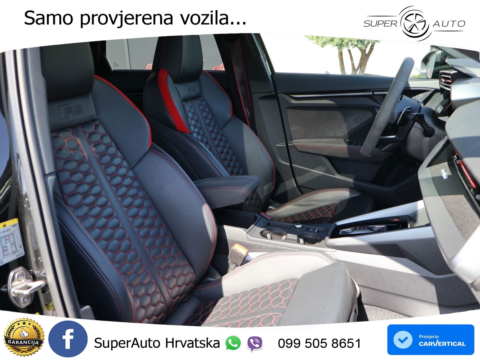 Audi RS3 Sedan 2.5 TFSI (400 KS) quattro S tronic LED+GR SJED+ACC