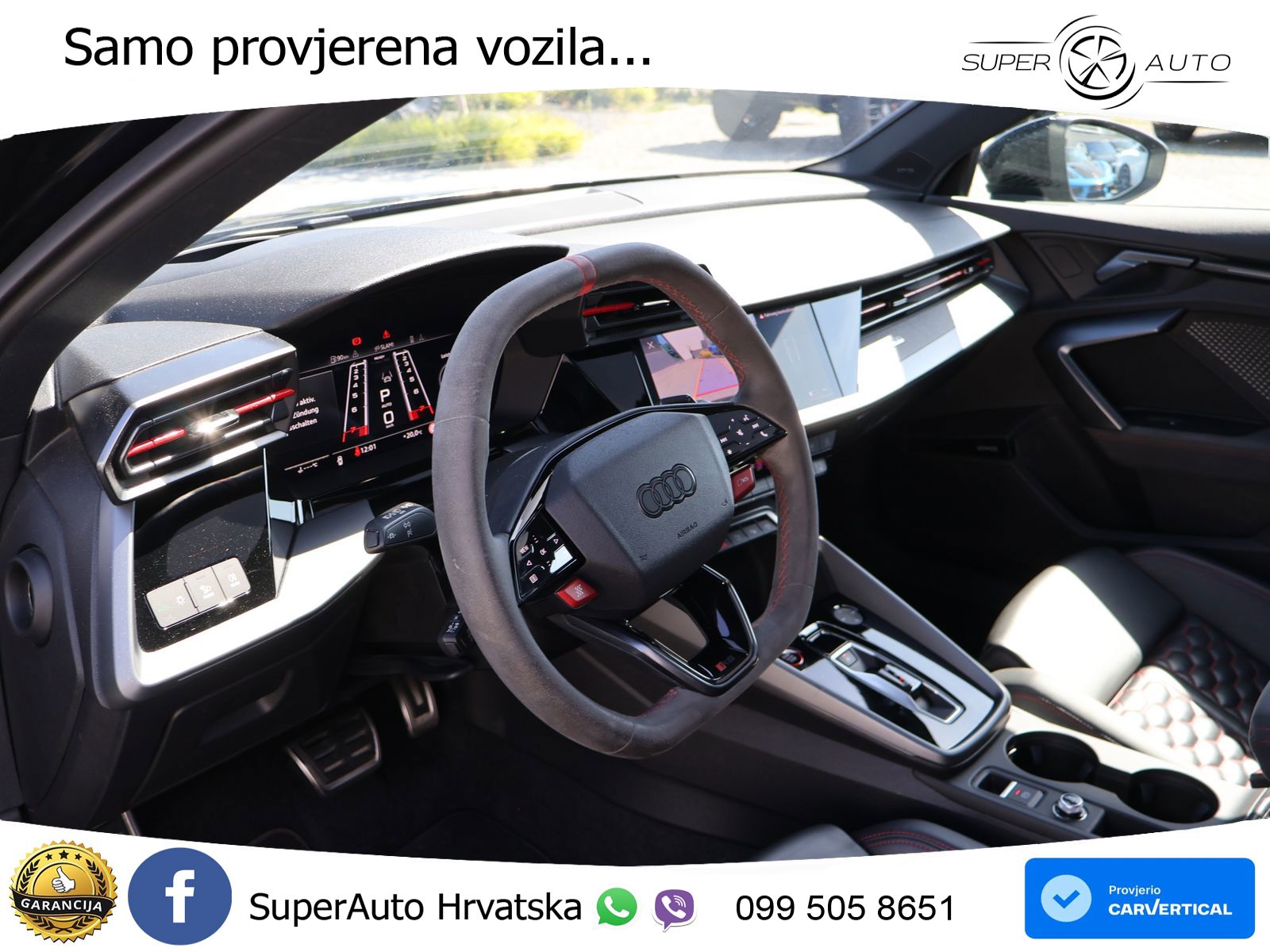 Audi RS3 Sedan 2.5 TFSI (400 KS) quattro S tronic LED+GR SJED+ACC