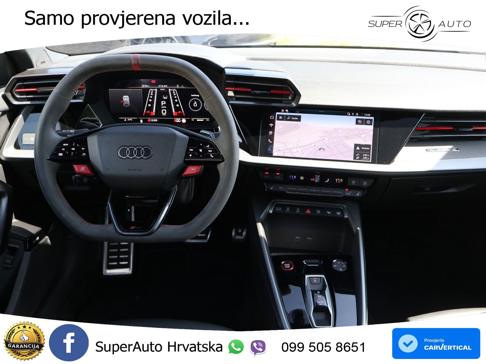 Audi RS3 Sedan 2.5 TFSI (400 KS) quattro S tronic LED+GR SJED+ACC