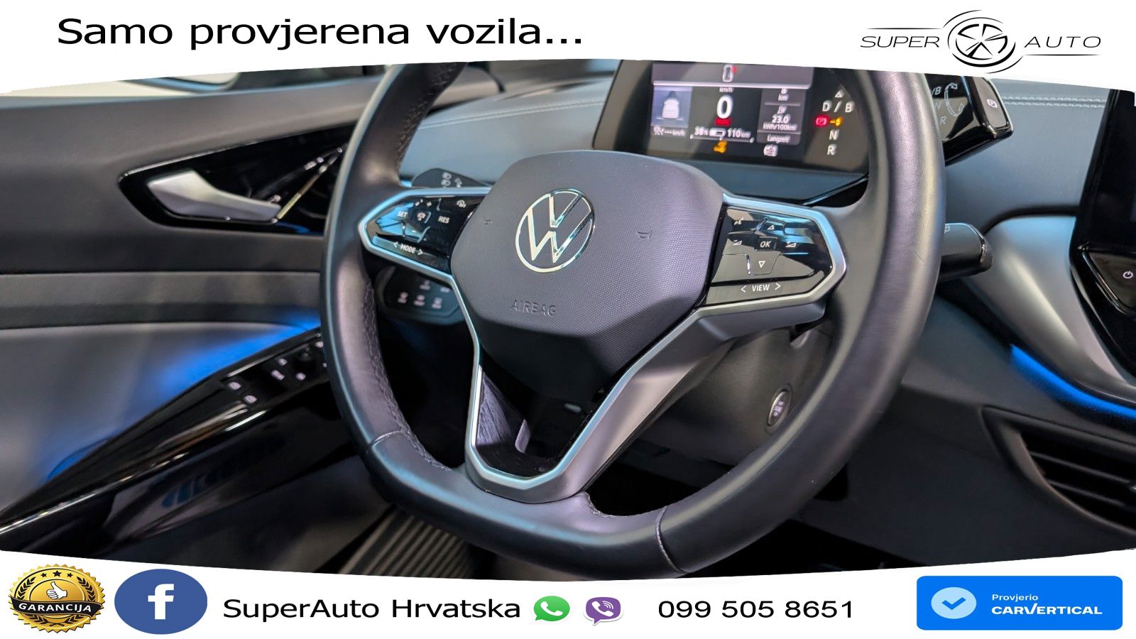 Volkswagen ID.4 Pure Performance 55 kWh (170 KS) LED+GR SJED+ACC
