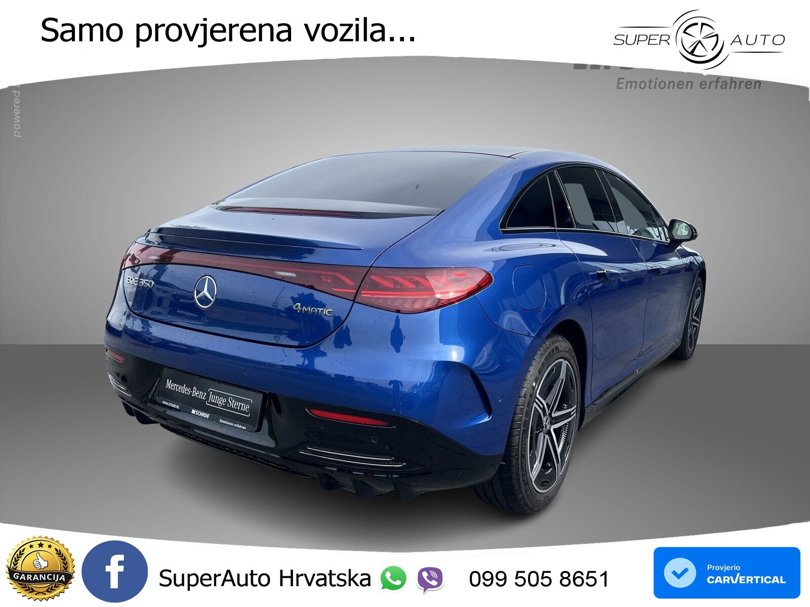 Mercedes EQE 350 98 kWh (292 KS) 4MATIC