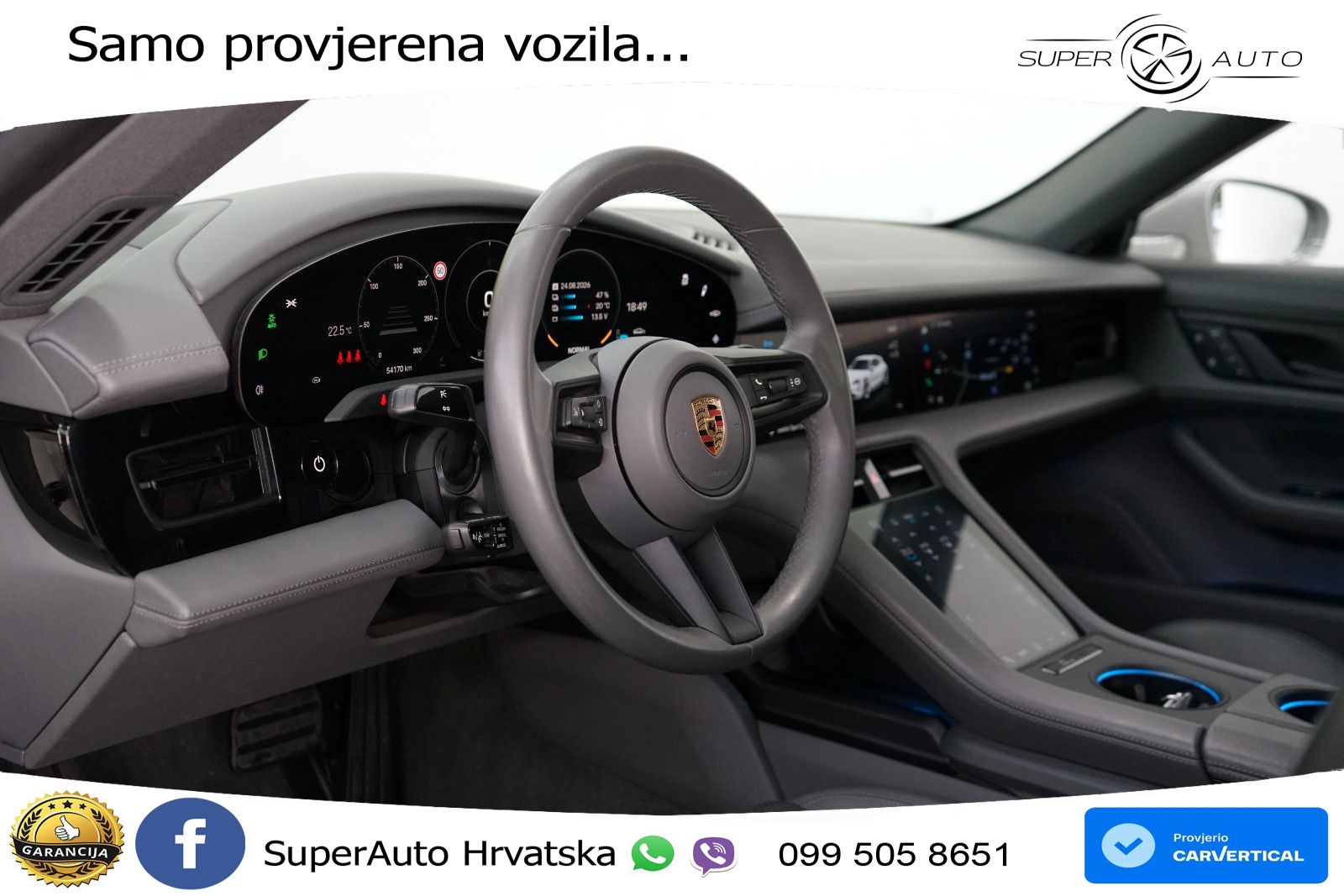 Porsche Taycan Sport Turismo Performance Plus 93.4 kWh (476 KS)
