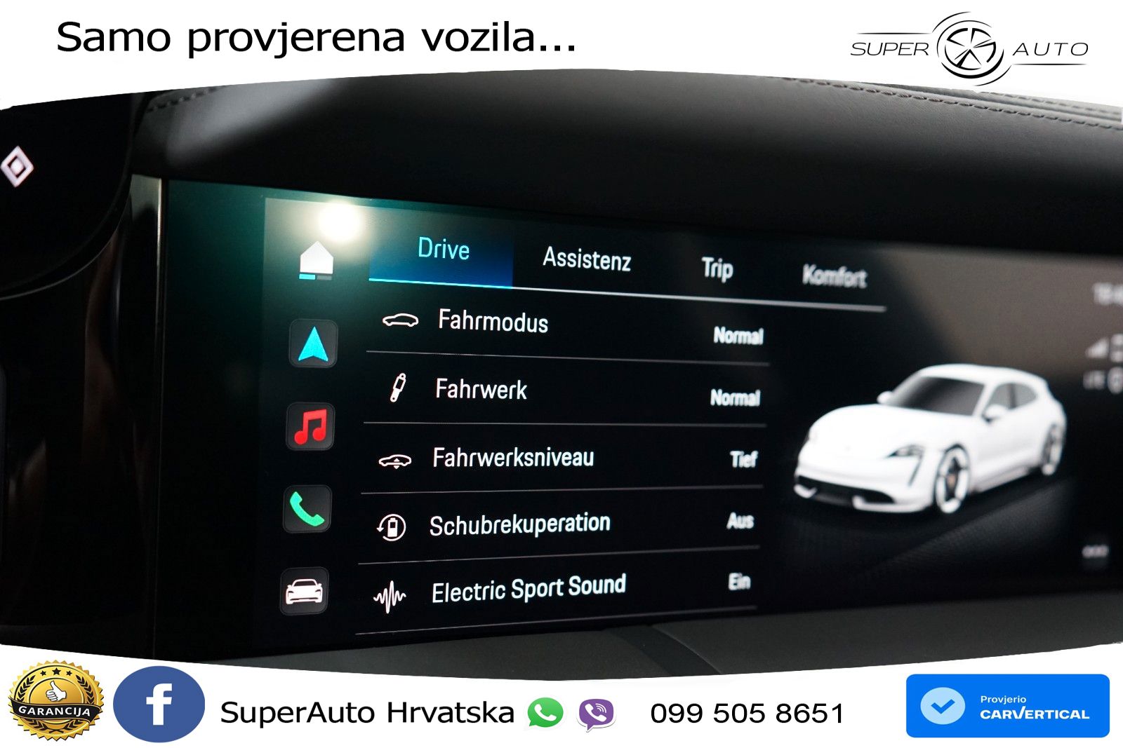 Porsche Taycan Sport Turismo Performance Plus 93.4 kWh (476 KS)