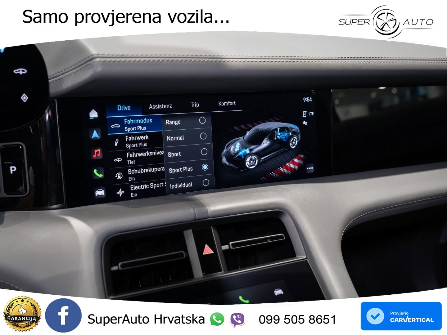 Porsche Taycan 4S Performance Plus 93.4 kWh (571 KS)