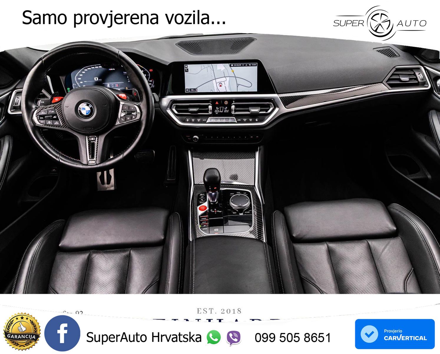 BMW M4 Competition 3.0 (510 KS) Steptronic LED+GR SJED+ACC