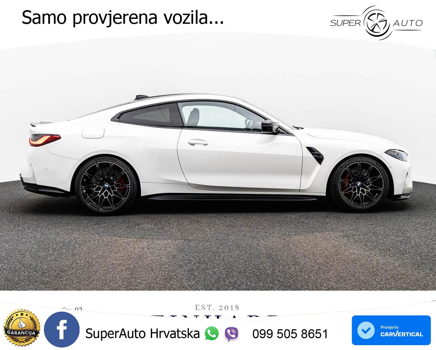 BMW M4 Competition 3.0 (510 KS) Steptronic LED+GR SJED+ACC