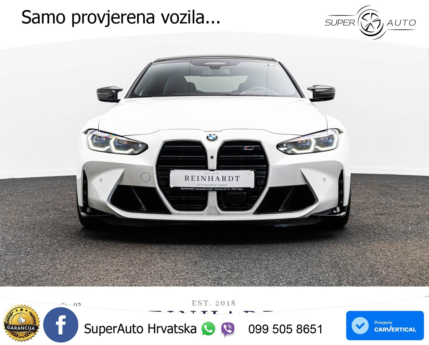 BMW M4 Competition 3.0 (510 KS) Steptronic LED+GR SJED+ACC