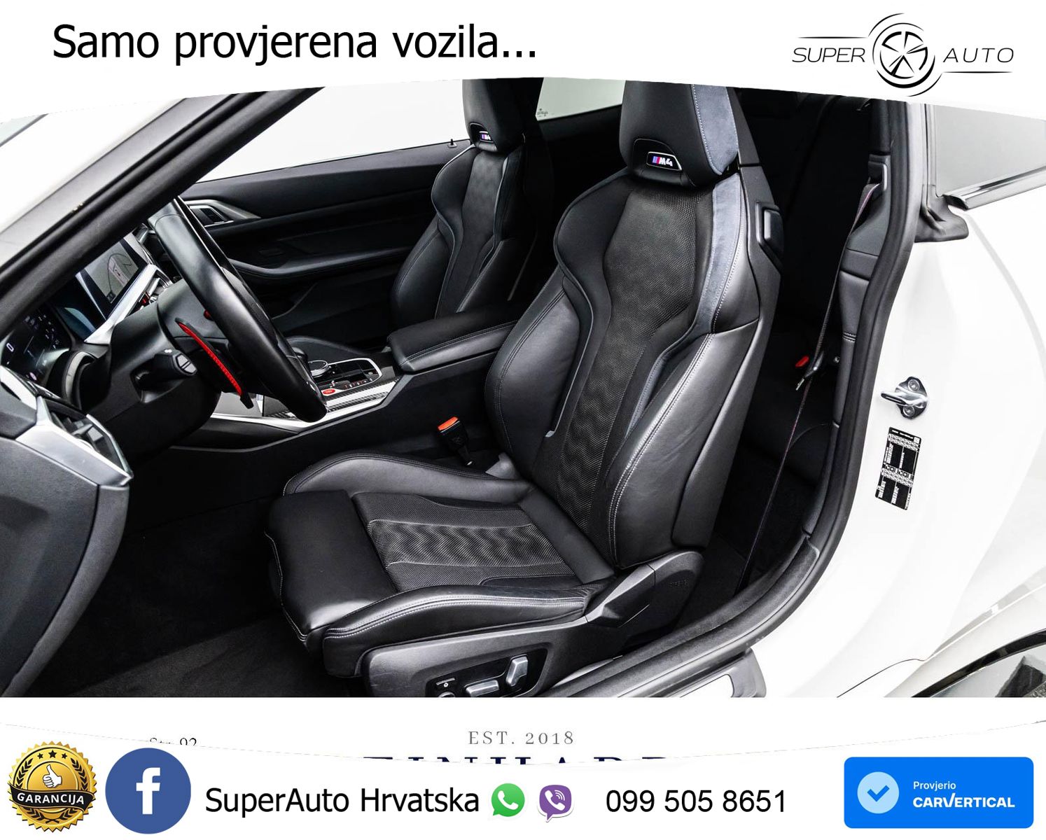 BMW M4 Competition 3.0 (510 KS) Steptronic LED+GR SJED+ACC