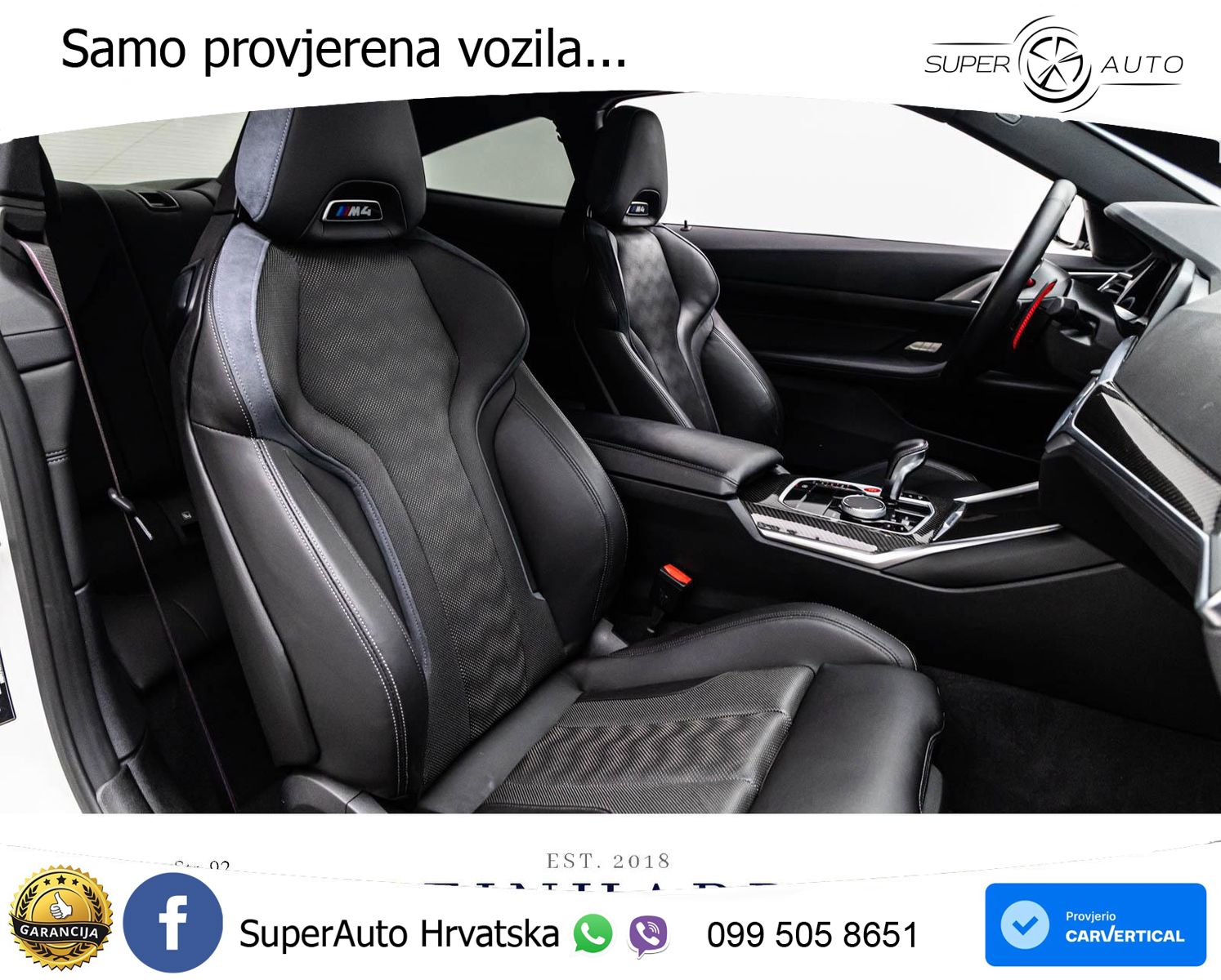 BMW M4 Competition 3.0 (510 KS) Steptronic LED+GR SJED+ACC