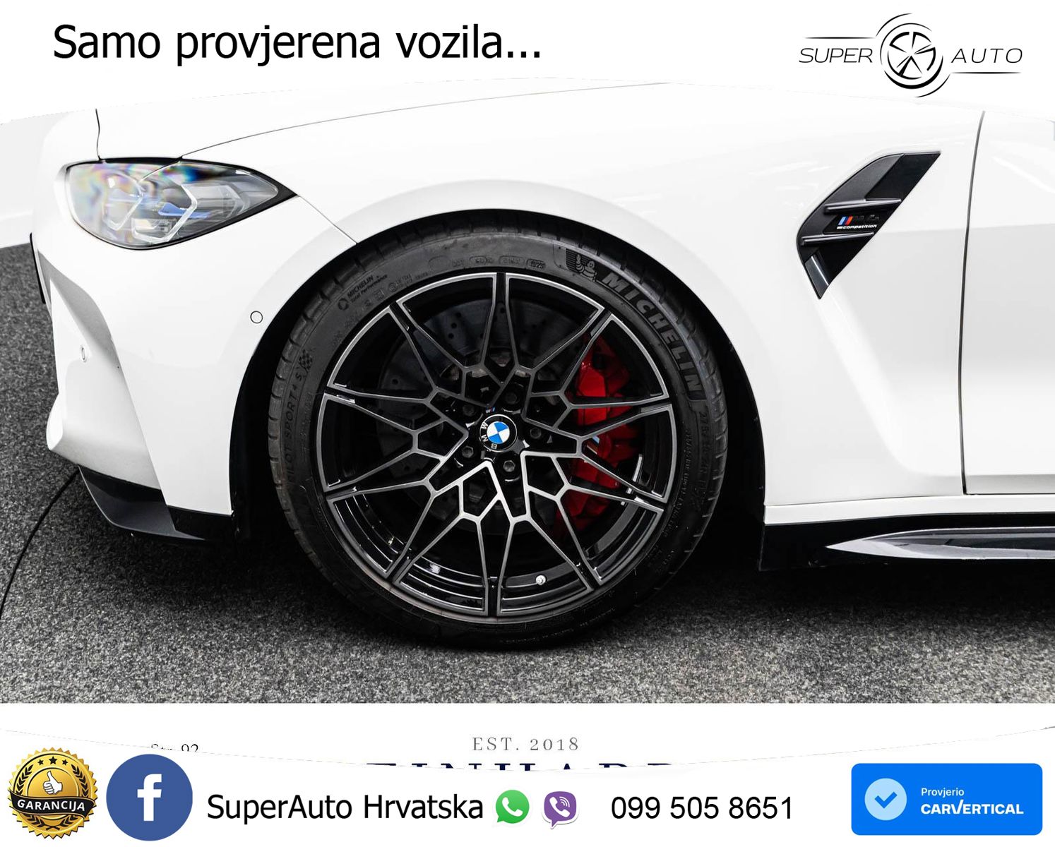 BMW M4 Competition 3.0 (510 KS) Steptronic LED+GR SJED+ACC