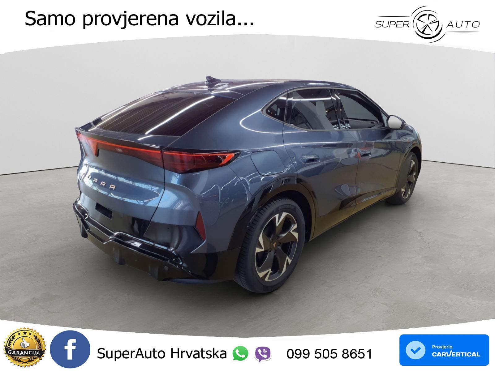 Cupra Tavascan 82 kWh (286 KS) LED+GR SJED+ACC