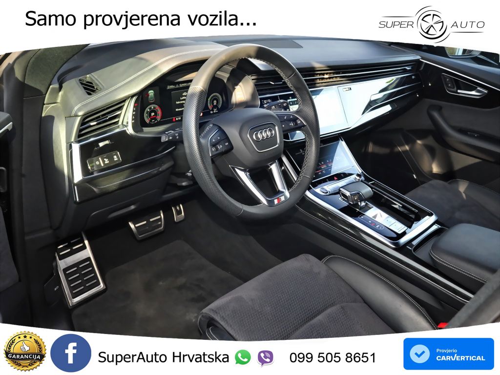 Audi Q8 50 TDI V6 (286 KS) quattro Tiptronic S line LED+GR SJED+ACC