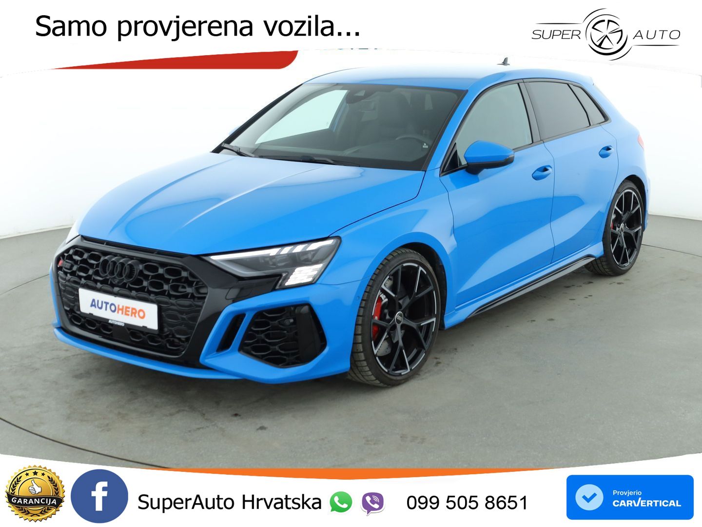 Audi RS3 Sportback 2.5 TFSI (400 KS) quattro S tronic LED+GR SJED+ACC