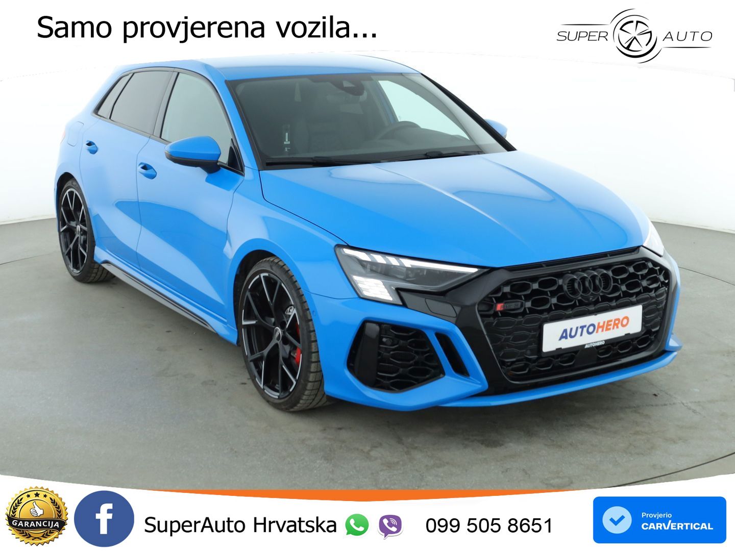 Audi RS3 Sportback 2.5 TFSI (400 KS) quattro S tronic LED+GR SJED+ACC