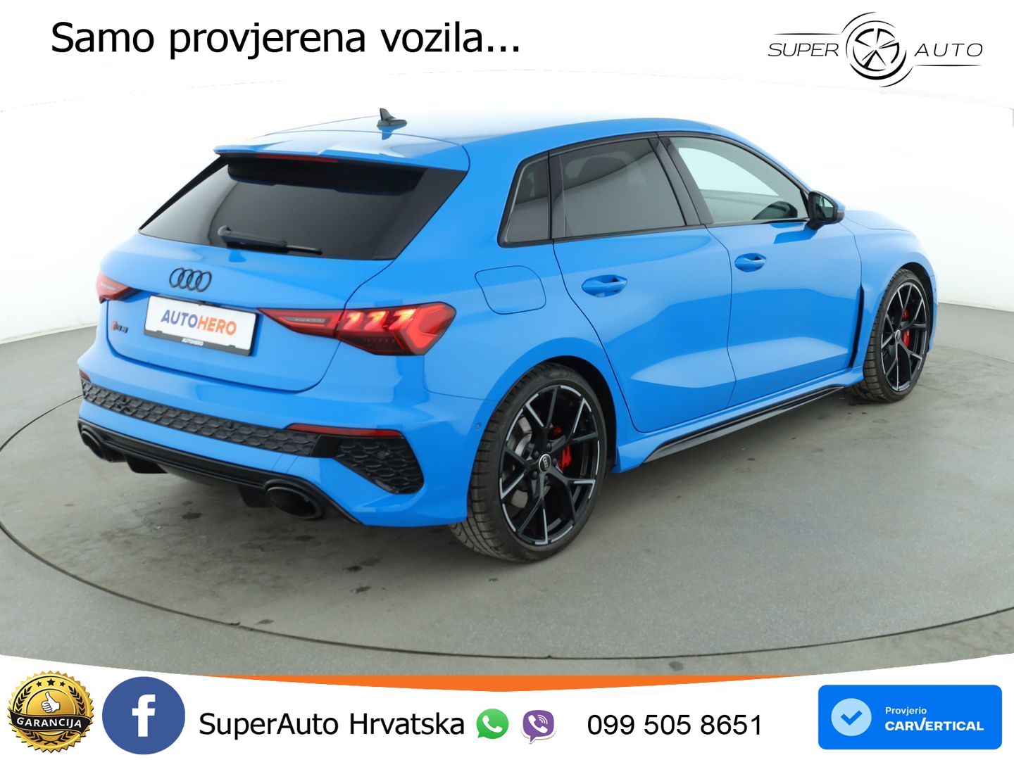 Audi RS3 Sportback 2.5 TFSI (400 KS) quattro S tronic LED+GR SJED+ACC