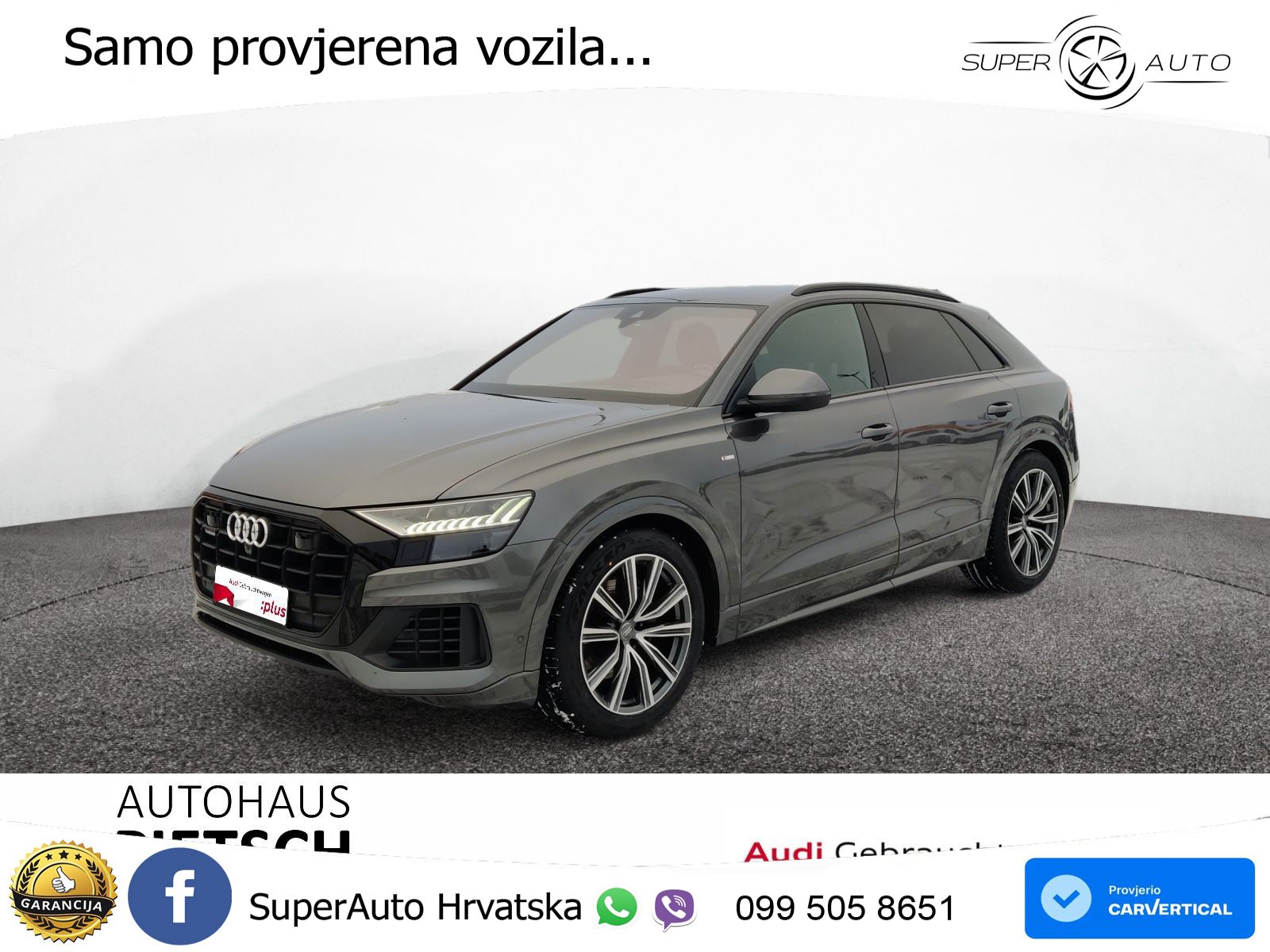 Audi Q8 50 TDI V6 (286 KS) quattro Tiptronic