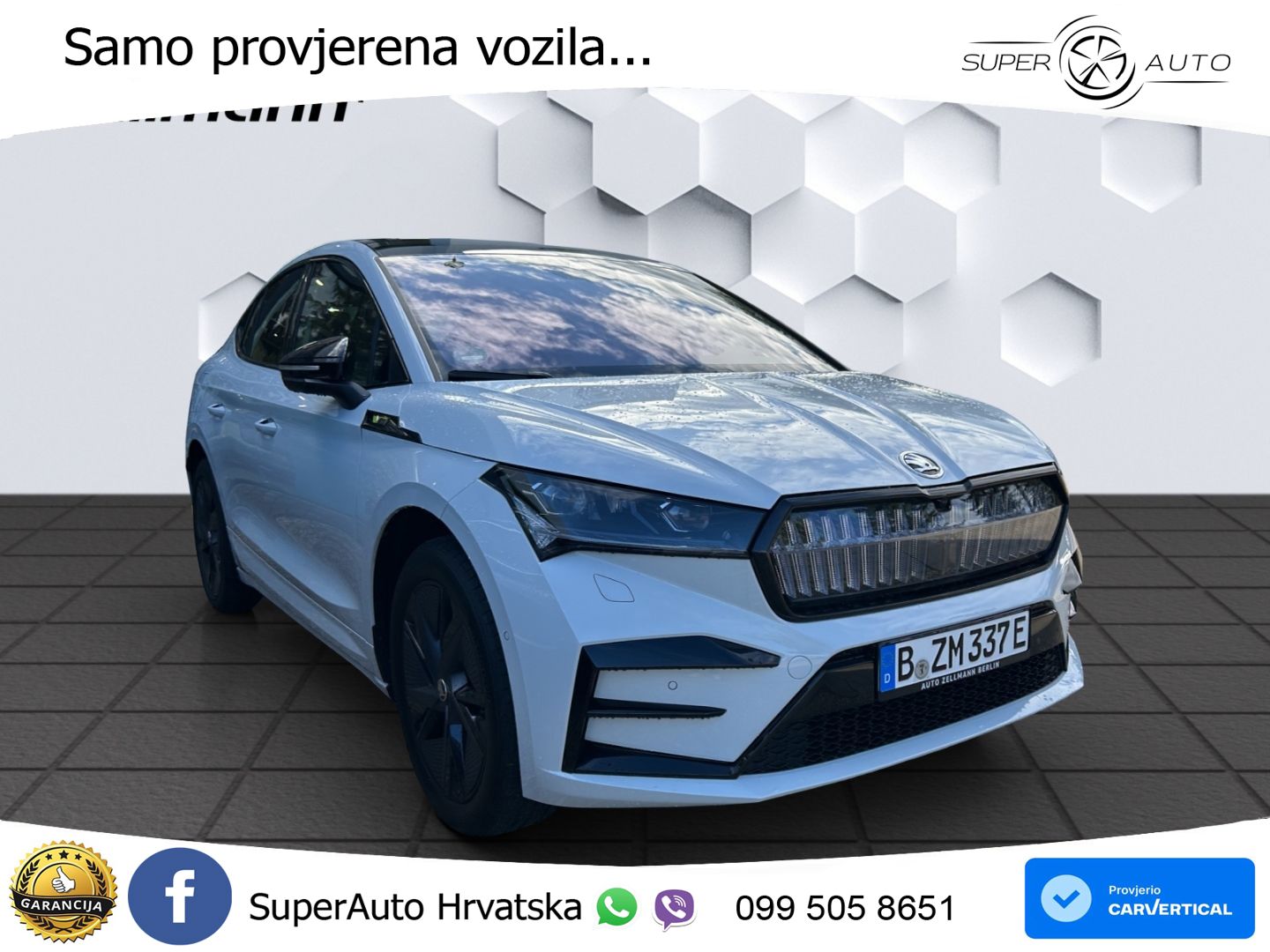 Škoda Enyaq Coupe RS 84 kWh (340 KS) AWD LED+GR SJED+ACC