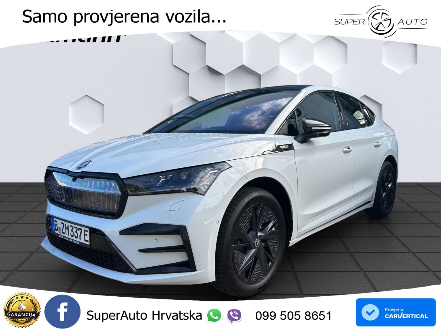 Škoda Enyaq Coupe RS 84 kWh (340 KS) AWD LED+GR SJED+ACC