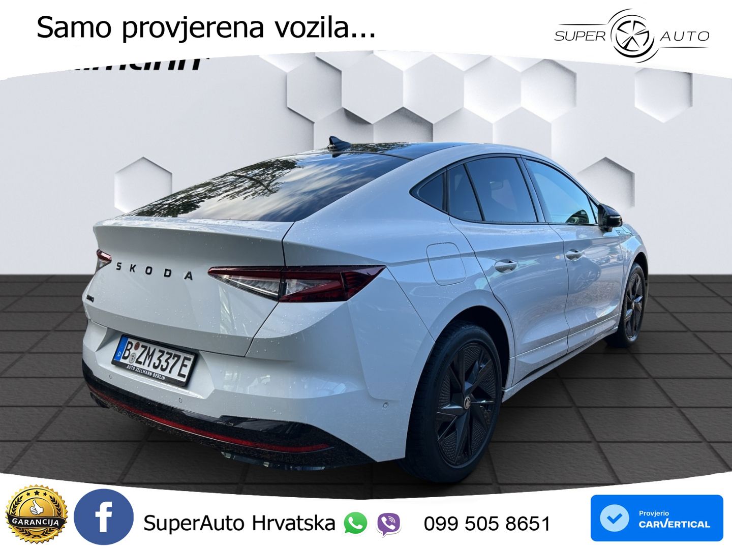 Škoda Enyaq Coupe RS 84 kWh (340 KS) AWD LED+GR SJED+ACC