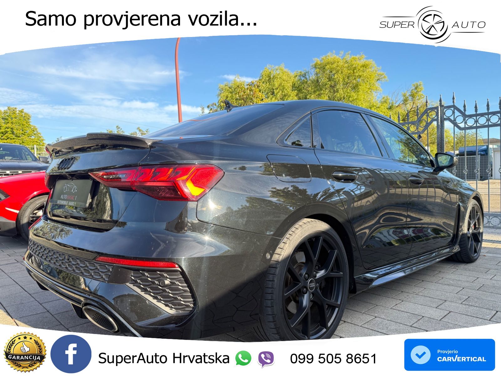 Audi RS3 Sedan 2.5 TFSI (400 KS) quattro S tronic LED+GR SJED+ACC