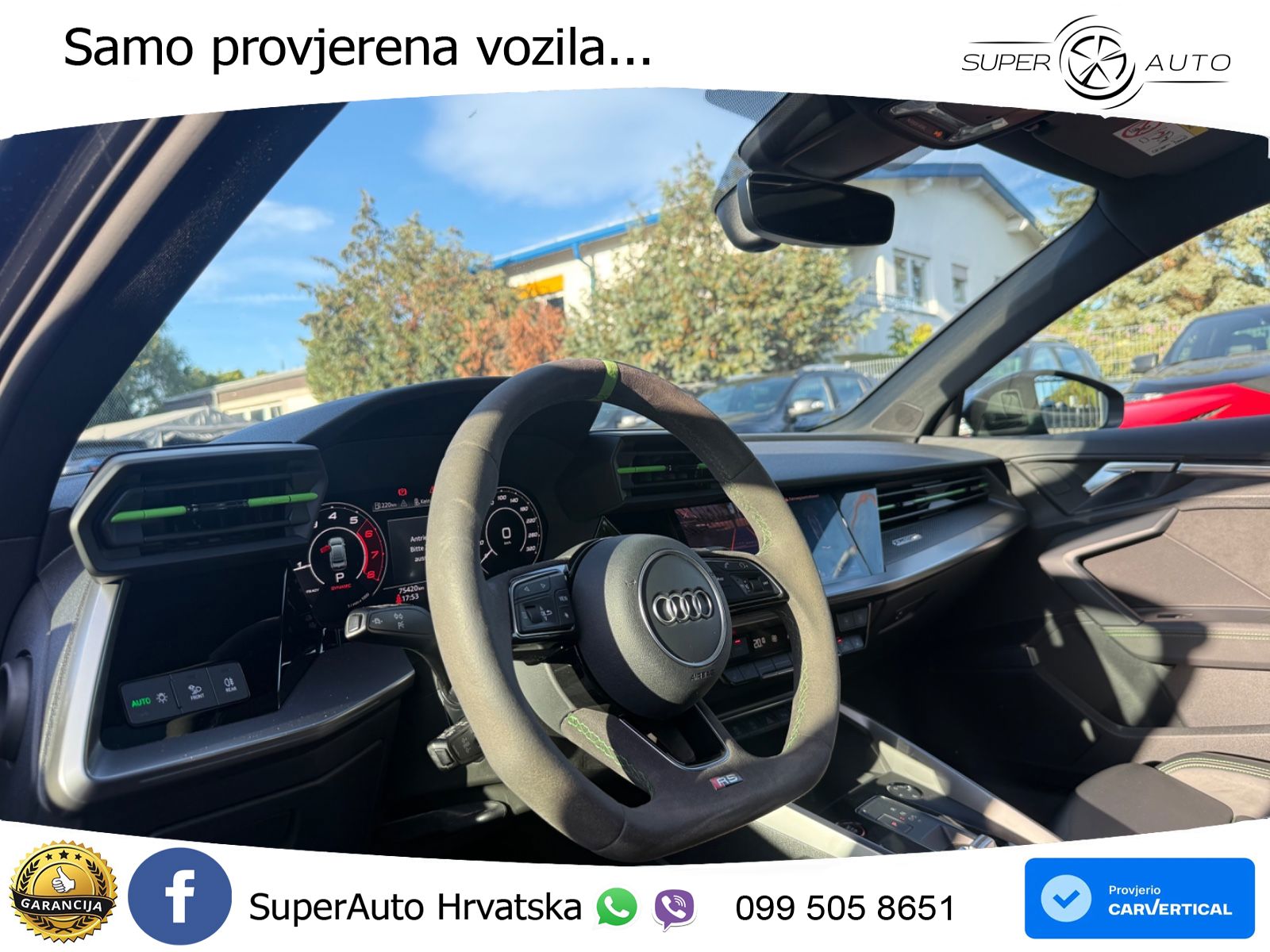 Audi RS3 Sedan 2.5 TFSI (400 KS) quattro S tronic LED+GR SJED+ACC