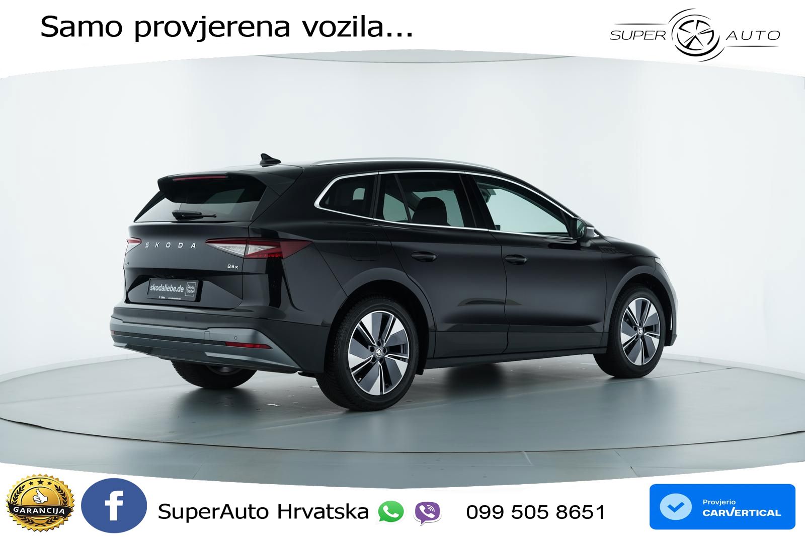 Škoda Enyaq iV 85x 82 kWh (286 KS) AWD