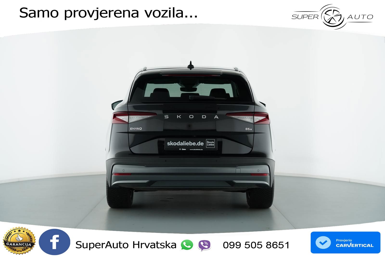 Škoda Enyaq iV 85x 82 kWh (286 KS) AWD