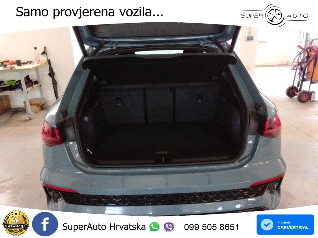 Audi RS3 Sedan 2.5 TFSI (400 KS) quattro S tronic ACC+GR SJED+360+PANO