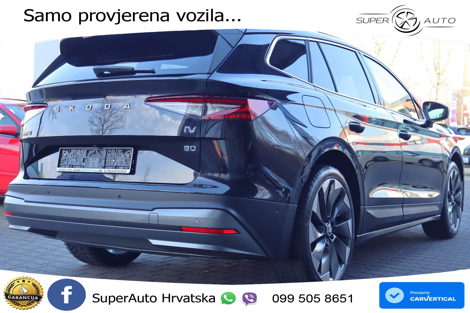 Škoda Enyaq iV 80 82 kWh (204 KS) LED+GR SJED+ACC