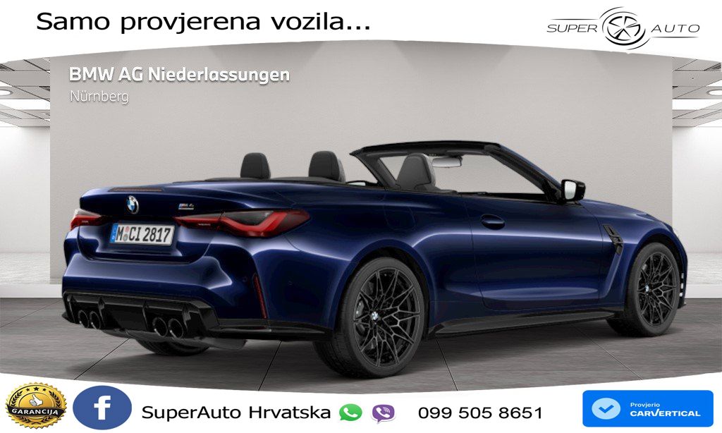 BMW M4 Convertible Competition 3.0 (510 KS) xDrive Steptronic