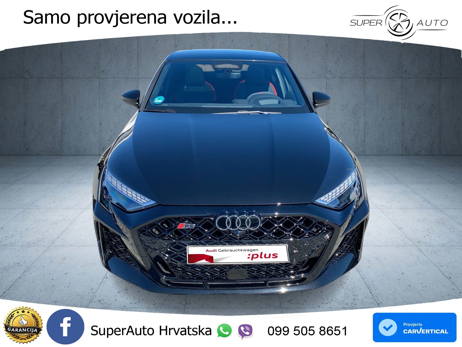Audi RS3 Sedan 2.5 TFSI (400 KS) quattro S tronic LED+GR SJED+ACC