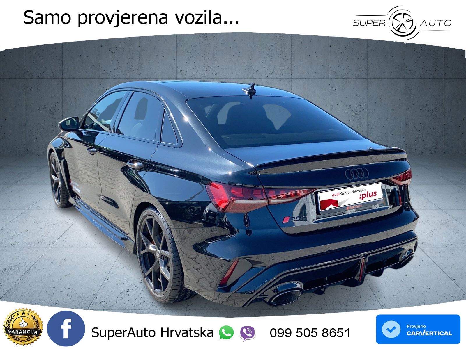 Audi RS3 Sedan 2.5 TFSI (400 KS) quattro S tronic LED+GR SJED+ACC