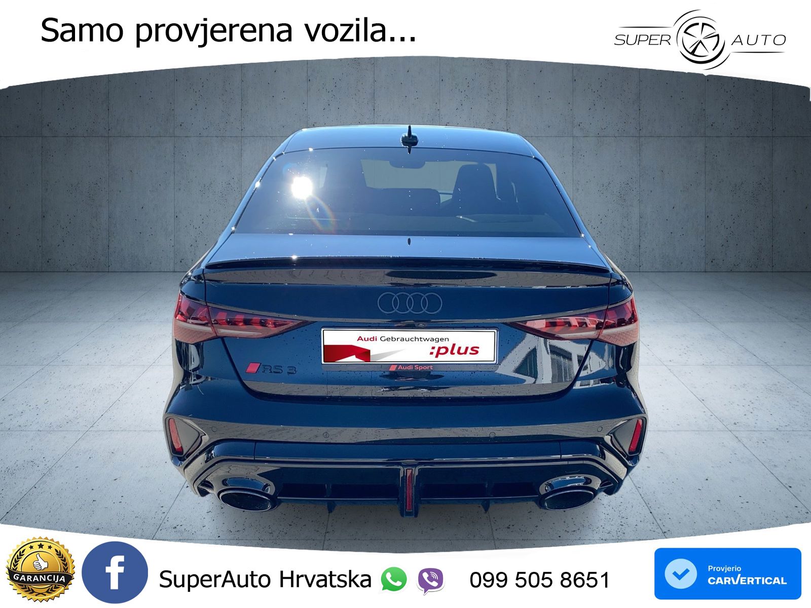 Audi RS3 Sedan 2.5 TFSI (400 KS) quattro S tronic LED+GR SJED+ACC