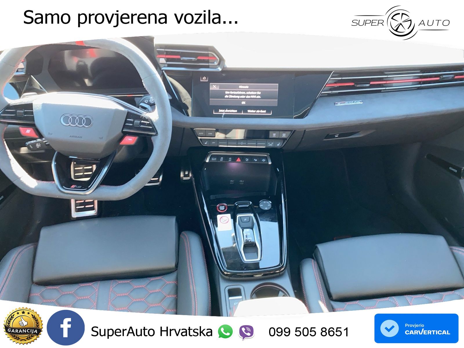Audi RS3 Sedan 2.5 TFSI (400 KS) quattro S tronic LED+GR SJED+ACC