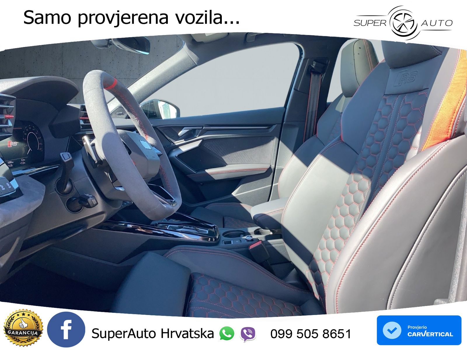 Audi RS3 Sedan 2.5 TFSI (400 KS) quattro S tronic LED+GR SJED+ACC