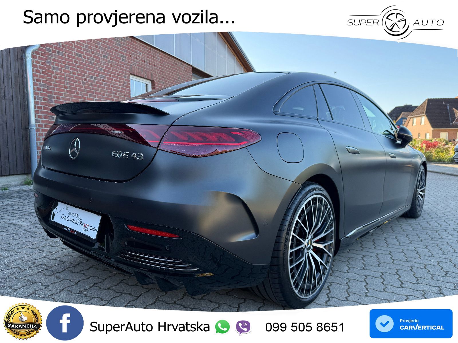 Mercedes EQE AMG 43 100 kWh (476 KS) 4MATIC ACC+HEAD+GR SJED+360+PANO