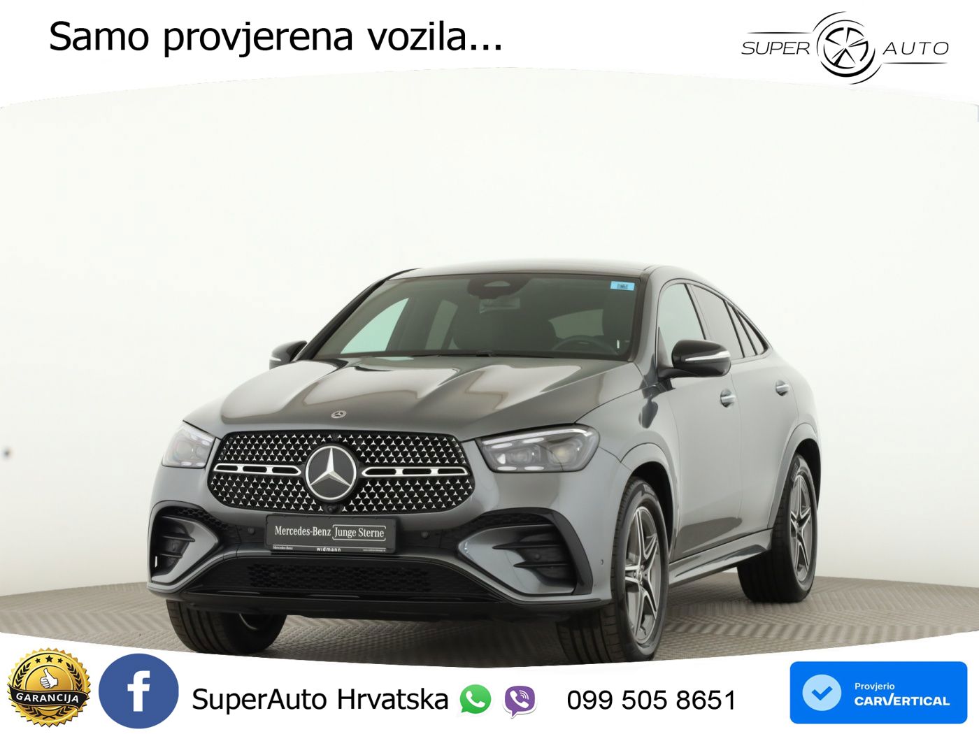 Mercedes GLE Coupe 450d (367 KS) EQ Boost 4MATIC 9G-TRONIC AMG LED+GR SJED+ACC