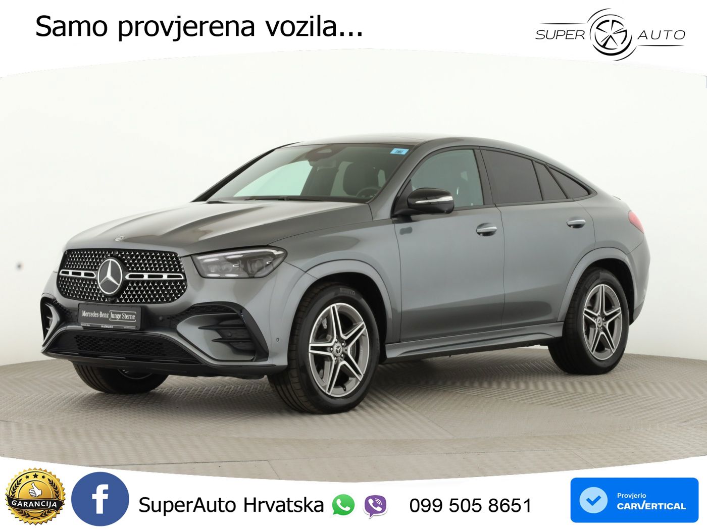 Mercedes GLE Coupe 450d (367 KS) EQ Boost 4MATIC 9G-TRONIC AMG LED+GR SJED+ACC