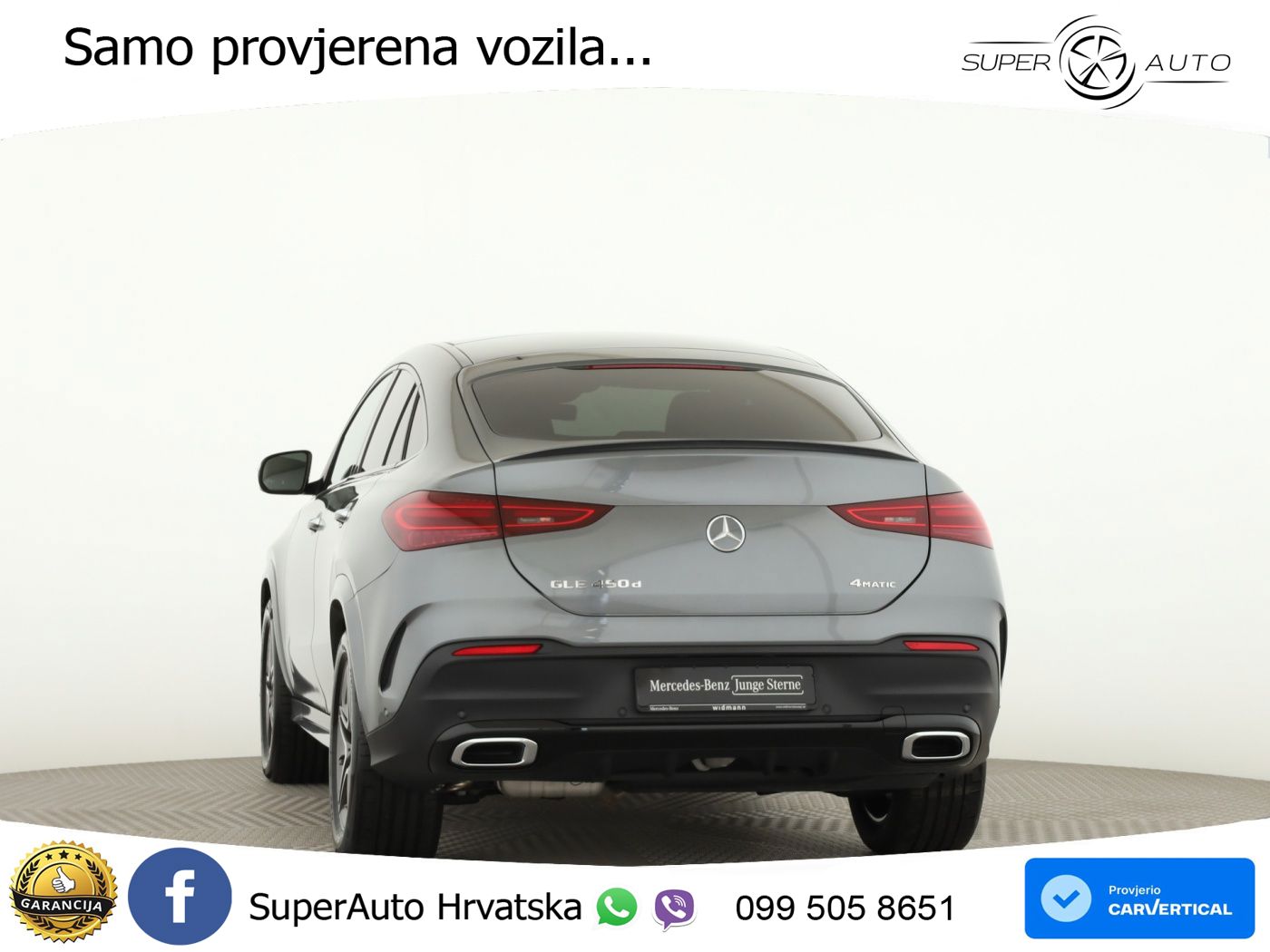 Mercedes GLE Coupe 450d (367 KS) EQ Boost 4MATIC 9G-TRONIC AMG LED+GR SJED+ACC