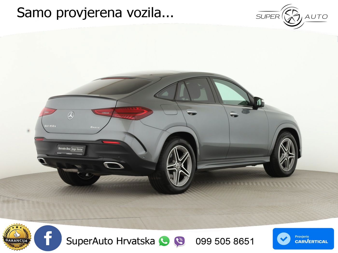 Mercedes GLE Coupe 450d (367 KS) EQ Boost 4MATIC 9G-TRONIC AMG LED+GR SJED+ACC