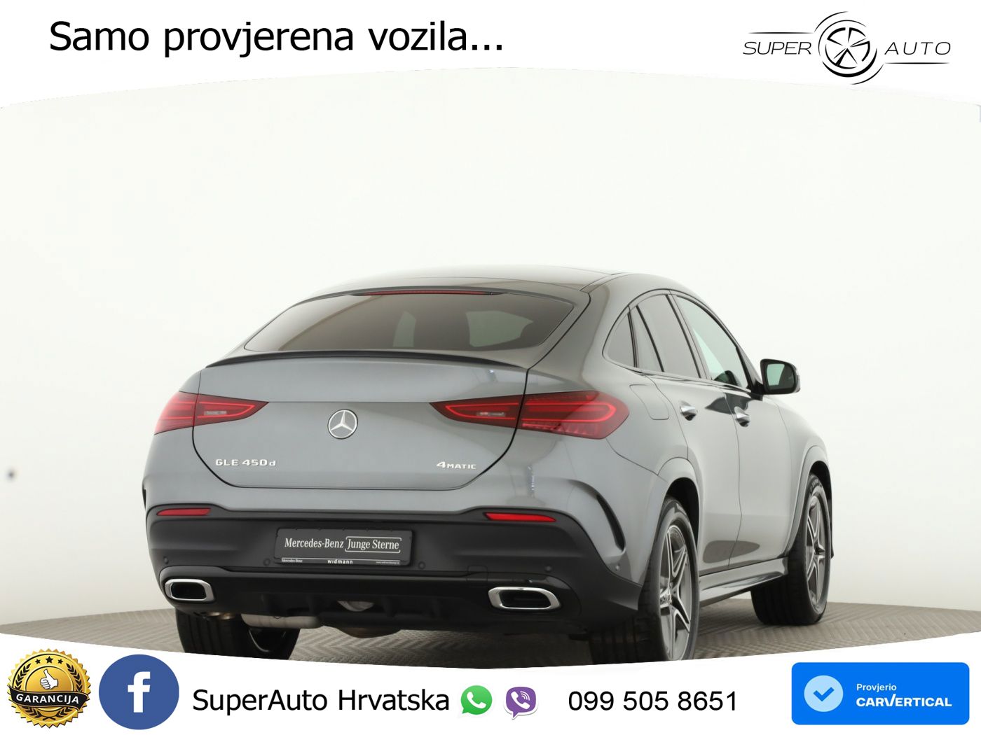 Mercedes GLE Coupe 450d (367 KS) EQ Boost 4MATIC 9G-TRONIC AMG LED+GR SJED+ACC