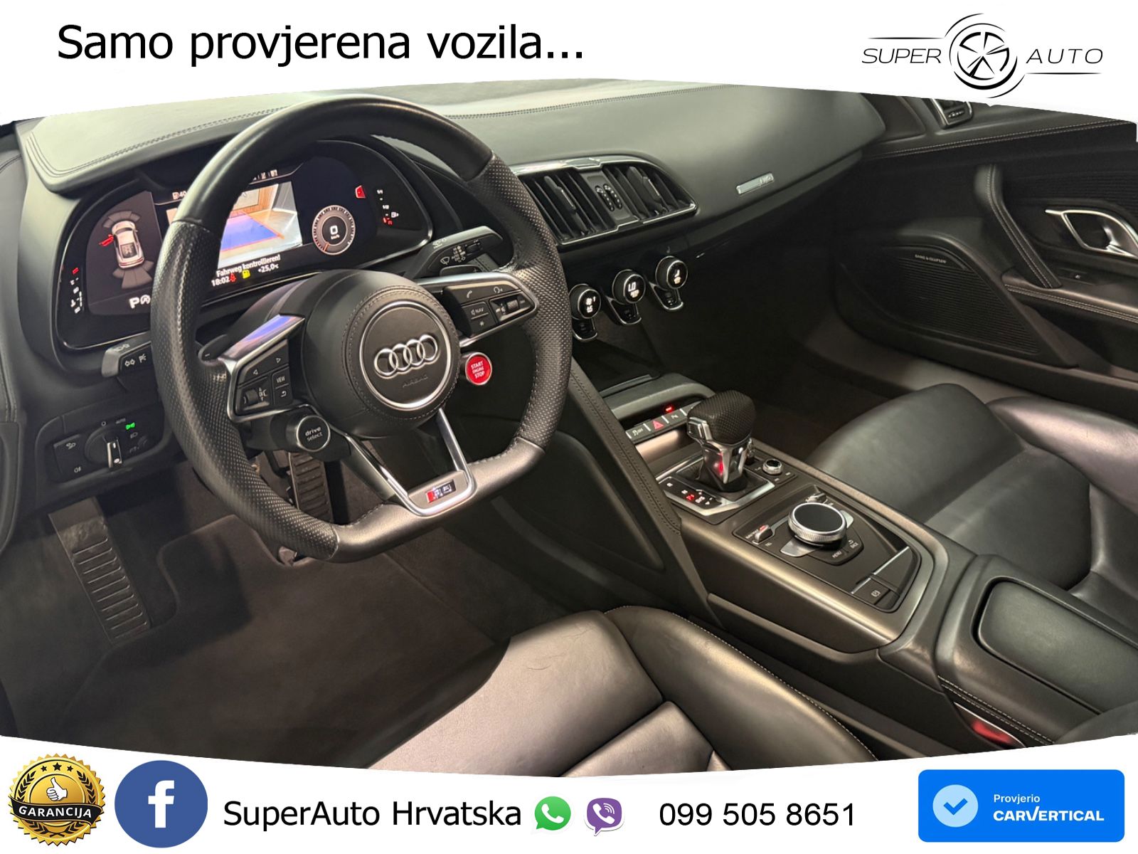 Audi R8 5.2 FSI V10 (540 KS) RWD S tronic