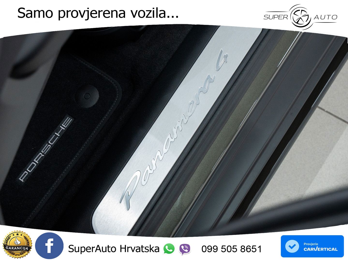 Porsche Panamera 4 2.9 V6 (470 KS) E-Hybrid PDK ZRAČNI+ACC+GR SJED+360+PANO