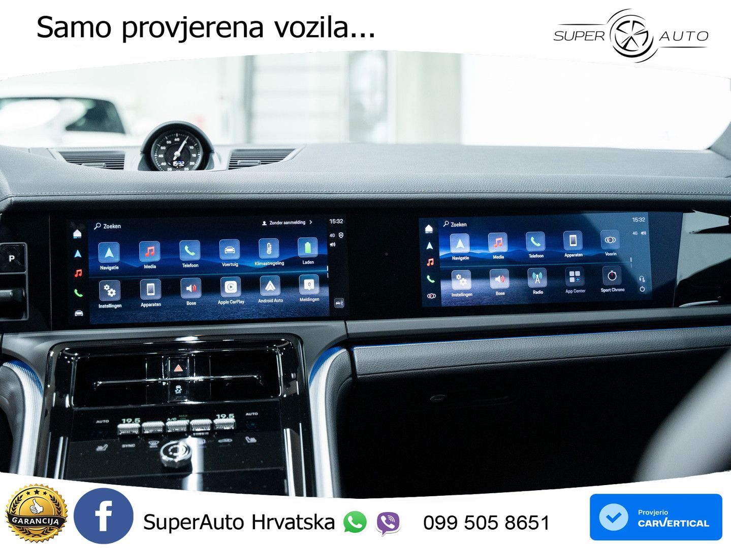 Porsche Panamera 4 2.9 V6 (470 KS) E-Hybrid PDK ZRAČNI+ACC+GR SJED+360+PANO